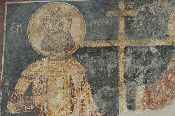 St. Emperor Constantine and Empress Helena, detail