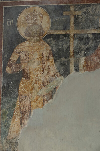 St. Emperor Constantine and Empress Helena, detail