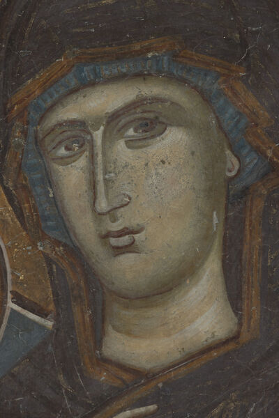 Virgin Mary with Christ of Eleusa, detail