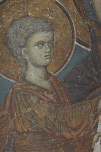 Virgin Mary with Christ of Eleusa, detail