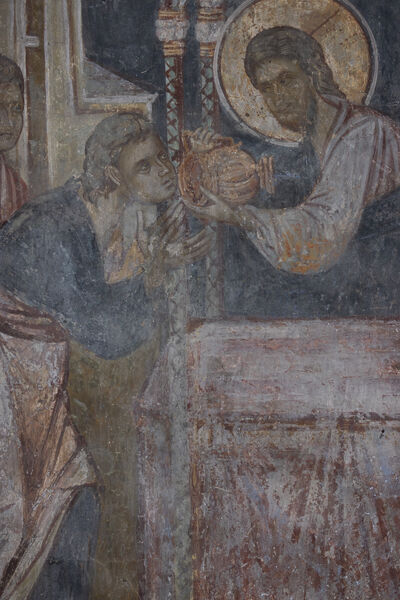 Communion of the Apostles, detail