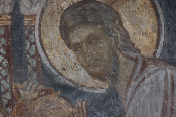 Communion of the Apostles, detail