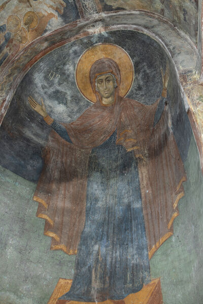 Virgin Mary Wider than Heaven, detail
