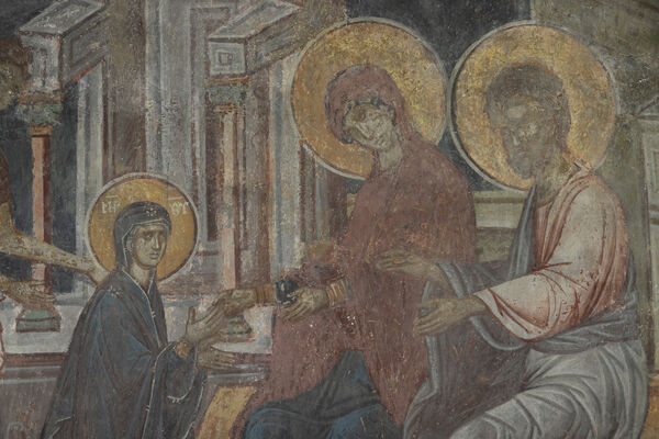 First Steps of the Virgin Mary, detail