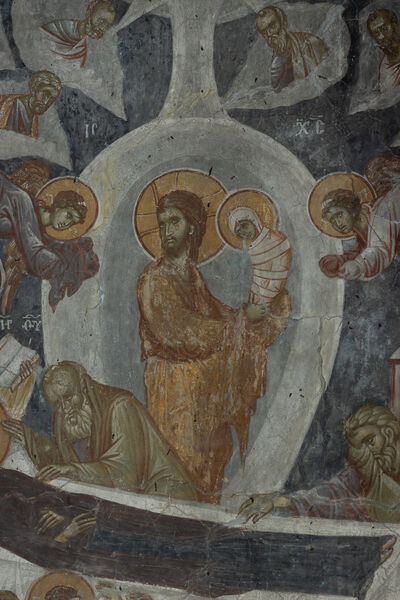 Dormition of the Virgin Mary, detail