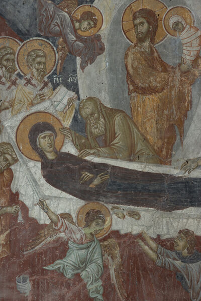 Dormition of the Virgin Mary, detail