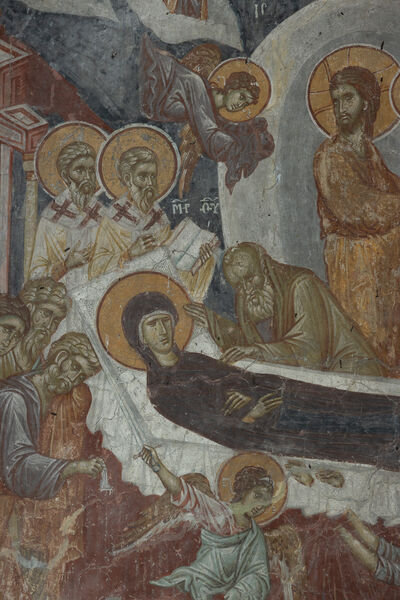 Dormition of the Virgin Mary, detail