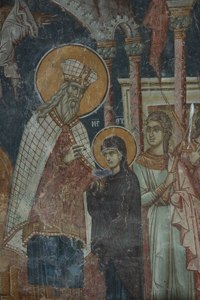 Presentation of the Virgin Mary, detail