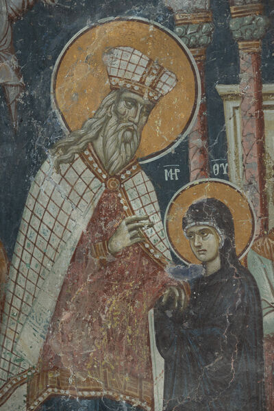 Presentation of the Virgin Mary, detail