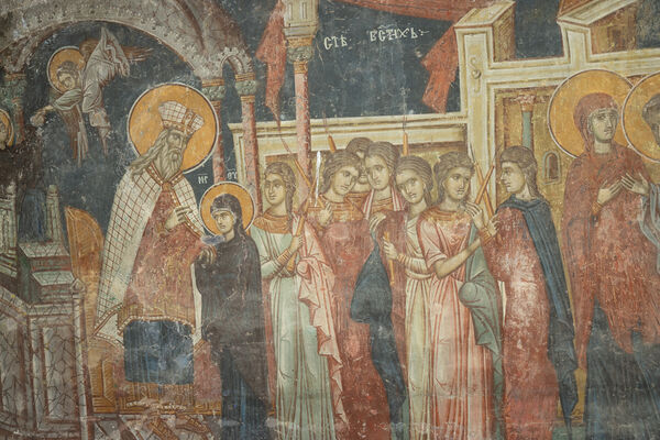 Presentation of the Virgin Mary, detail