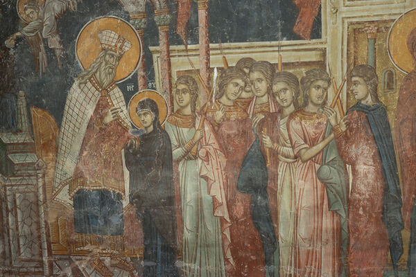 Presentation of the Virgin Mary, detail