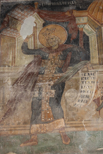 Annunciation, detail