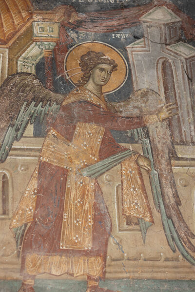 Annunciation, detail