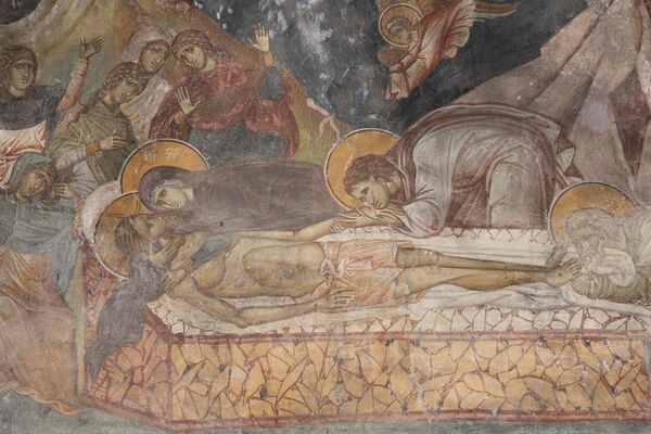 Lamentation of Christ, detail