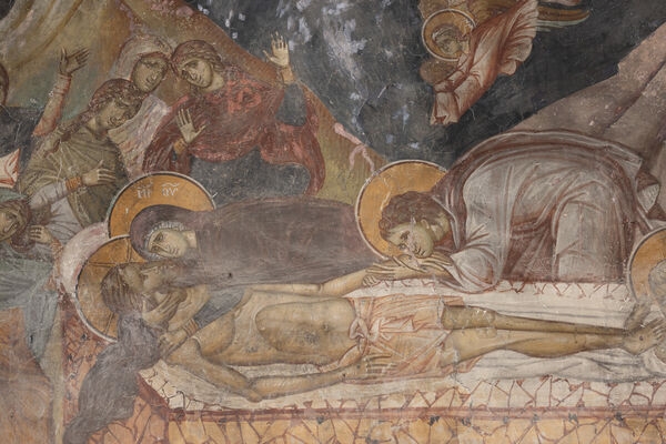 Lamentation of Christ, detail
