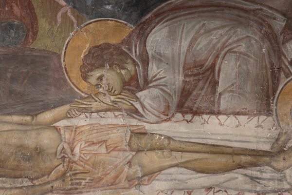 Lamentation of Christ, detail
