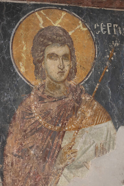 St. Sergius, detail