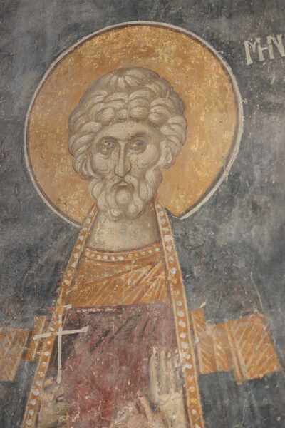 St. Mina, detail