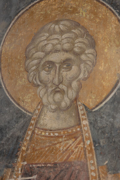 St. Mina, detail
