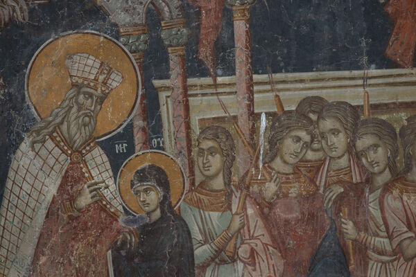 Presentation of the Virgin Mary, detail