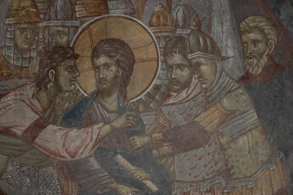 Betrayal of Judas, detail