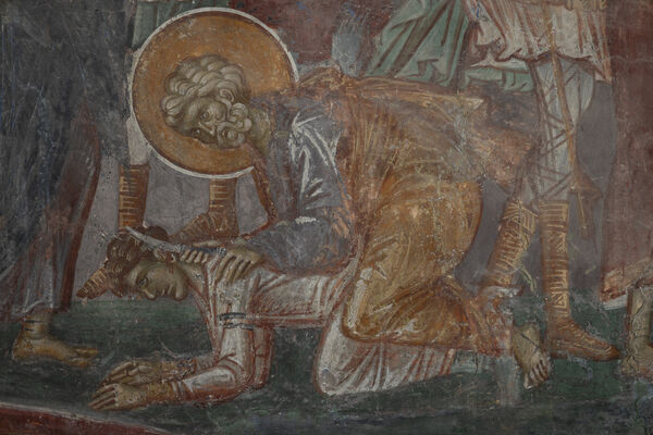 Betrayal of Judas, detail