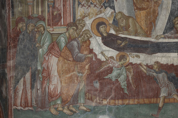 Dormition of the Virgin Mary, detail