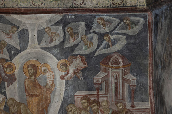 Dormition of the Virgin Mary, detail