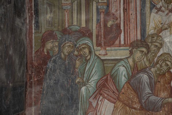 Dormition of the Virgin Mary, detail