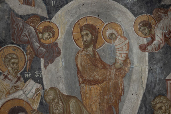 Dormition of the Virgin Mary, detail
