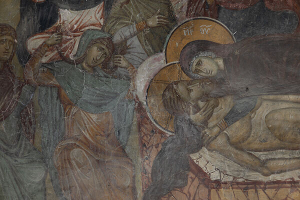 Lamentation of Christ, detail
