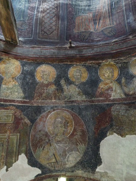 Angel in a medallion and the martyrs of Sebaste