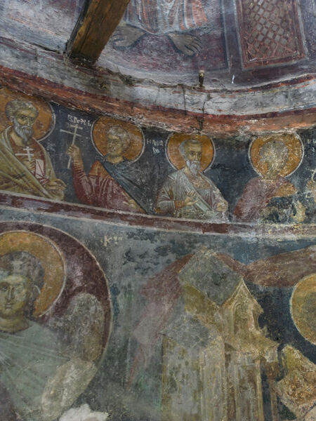 Angel in a medallion and the martyrs of Sebaste