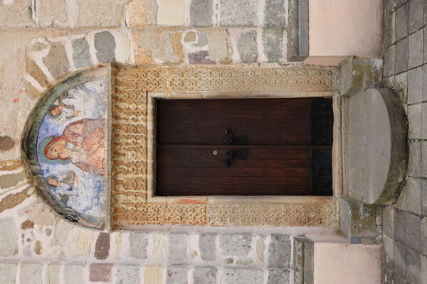 Portal on the west facade of the narthex