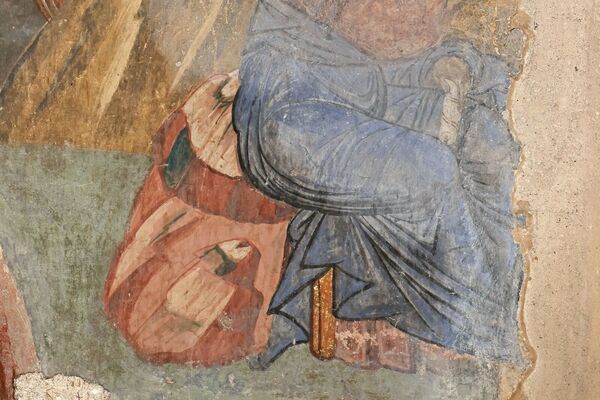 Christ and the Samaritan woman, detail