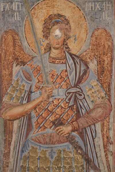 Archangel Michael, detail