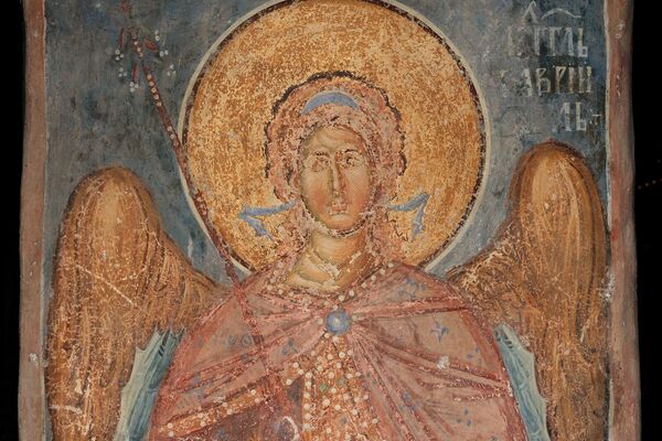 Archangel Gabriel, detail