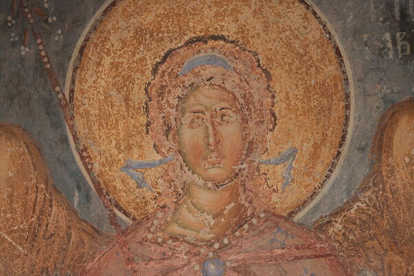 Archangel Gabriel, detail