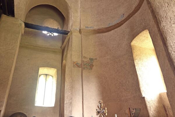 View of the north side of the altar area