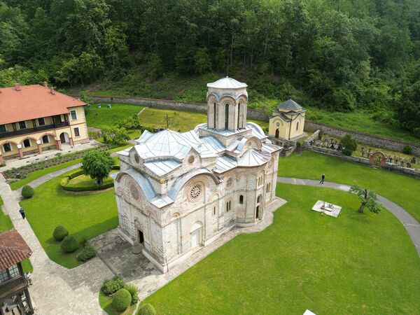 View of the monastery from above