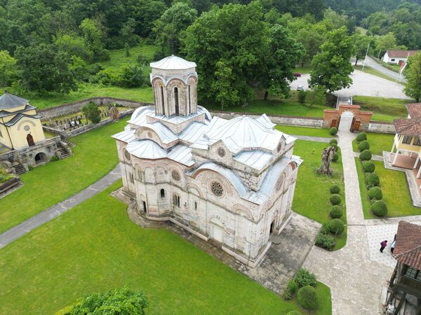 View of the monastery from above