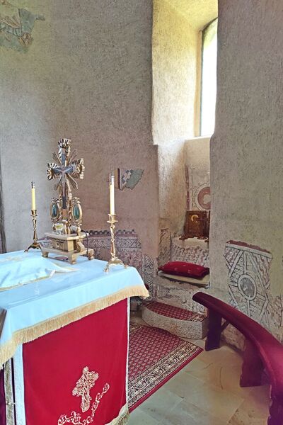 View of the altar apse