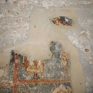 Fresco fragments of the St. George cycle