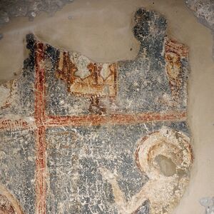 Fresco fragments of the St. George cycle