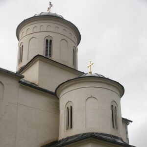 Northern chapel and the dome over the exonarthex