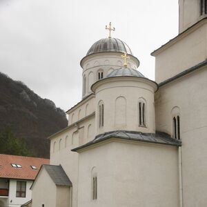 Northern chapel and the choir