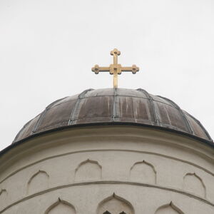 View of the tambour of the central dome