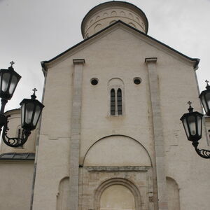 Western facade of the church