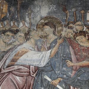 Betrayal of Judas, detail