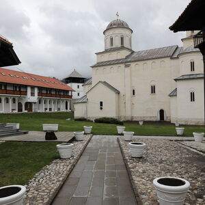 Church and eastern dormitory